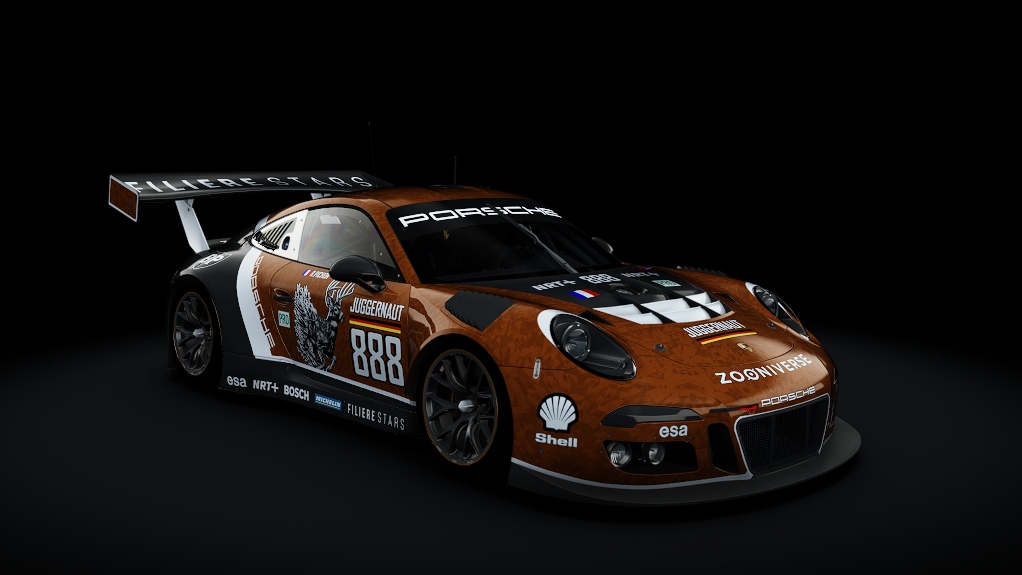 Porsche 911 GT3 R 2016, skin Juggernaut_darker