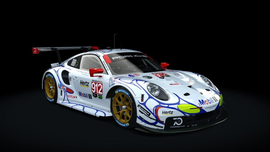 Porsche 911 RSR 2018, skin 2018_IMSA_PetitLM_912