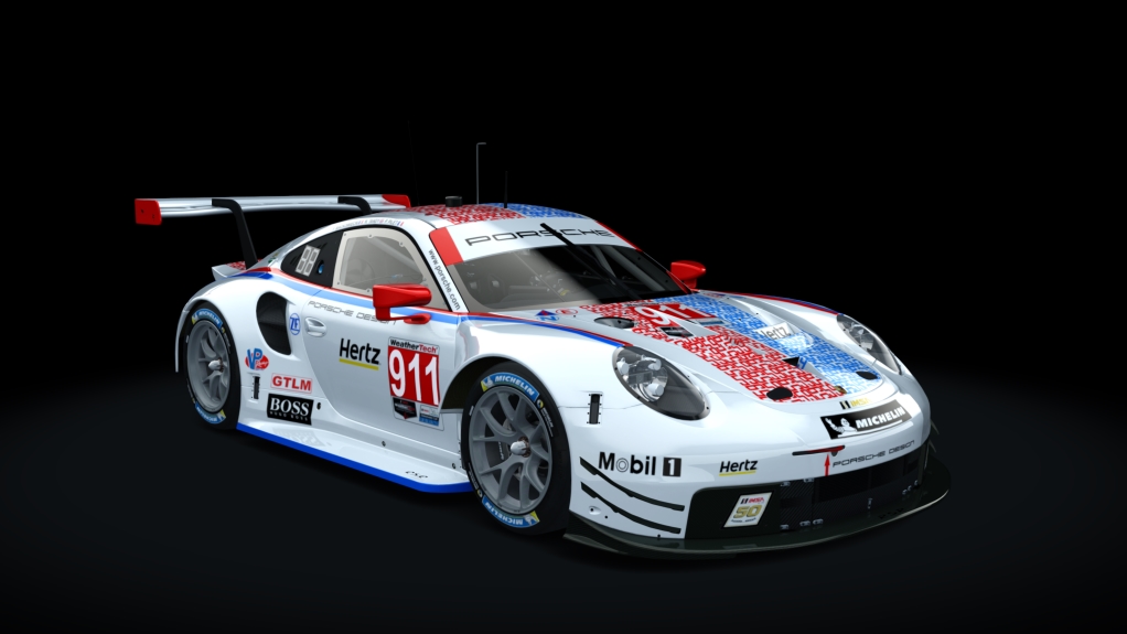 Porsche 911 RSR 2018, skin 2019_IMSA_Rolex24H_911