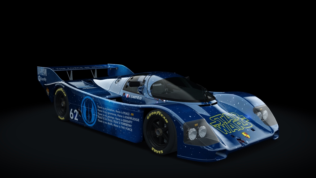 Porsche 962 C Short Tail, skin 62_Afflygem Garfield