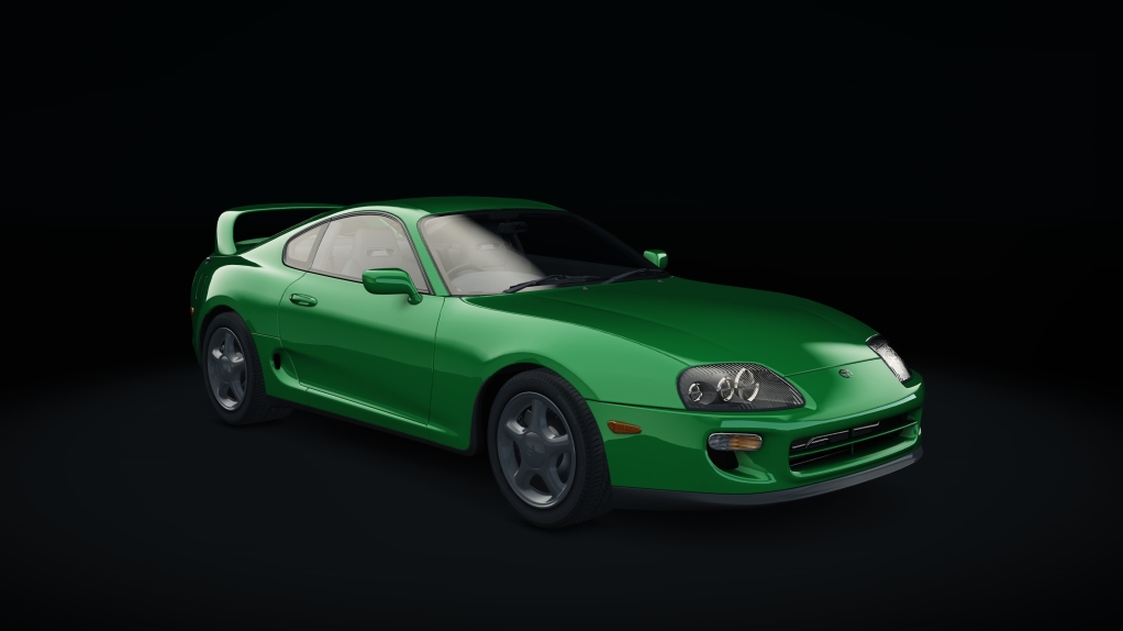 Toyota Supra MKIV, skin 01_dark_green_pearl_met