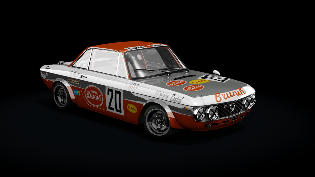 Lancia Fulvia S1, skin Brunik_Castrol