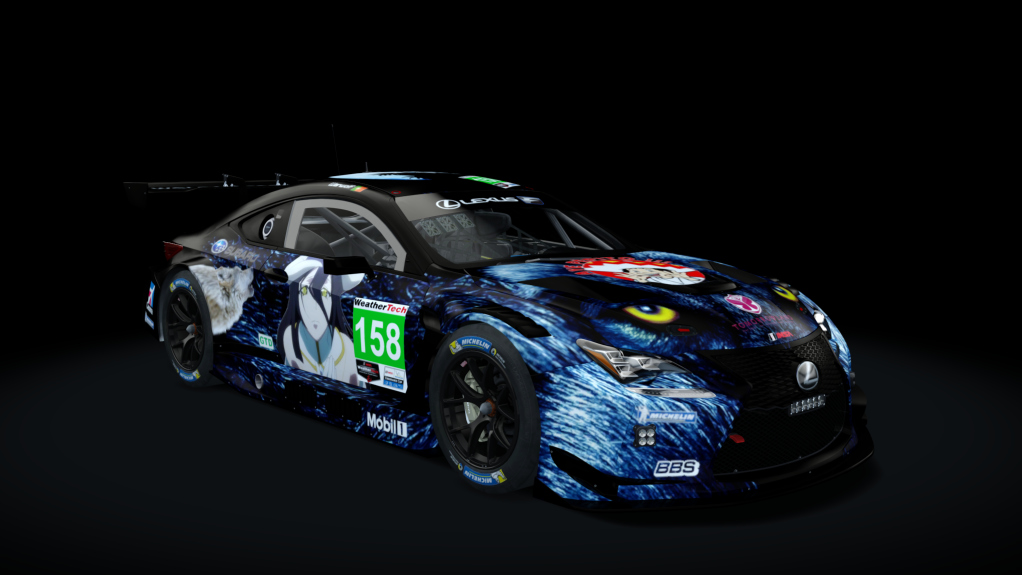 Lexus RC F GT3 ACC, skin 158_Wolf_Motorsport_Warwolf