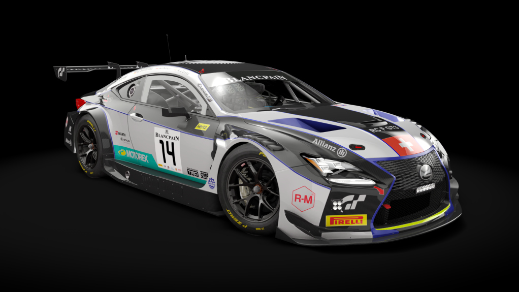 Lexus RC F GT3 ACC, skin emil_frey14_end