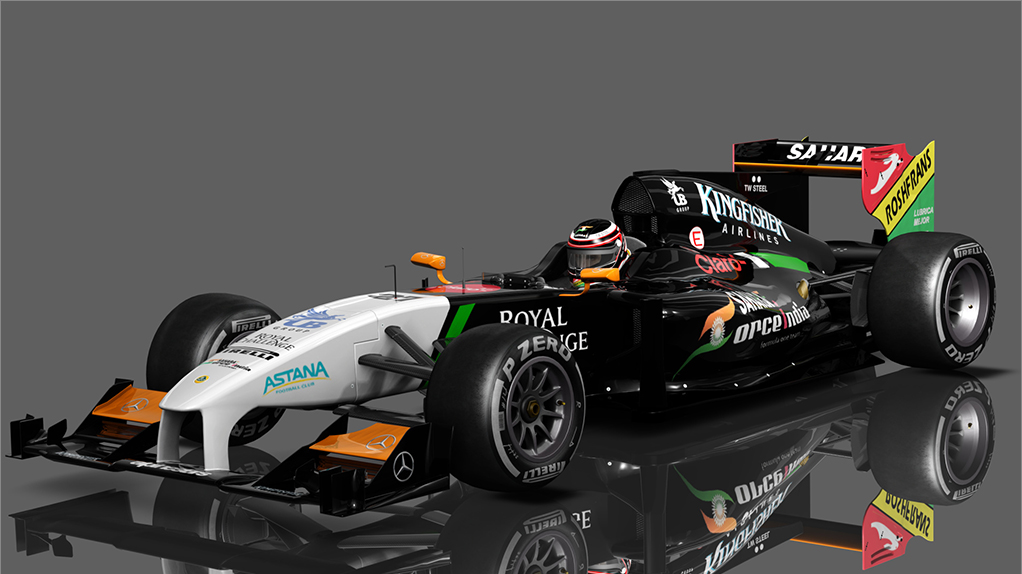 Lotus Exos 125 Stage 1, skin 54-Force_India_VJM07