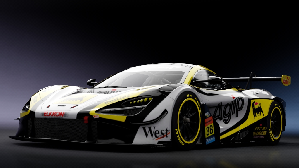 McLaren 720S GT3, skin 38_Agip