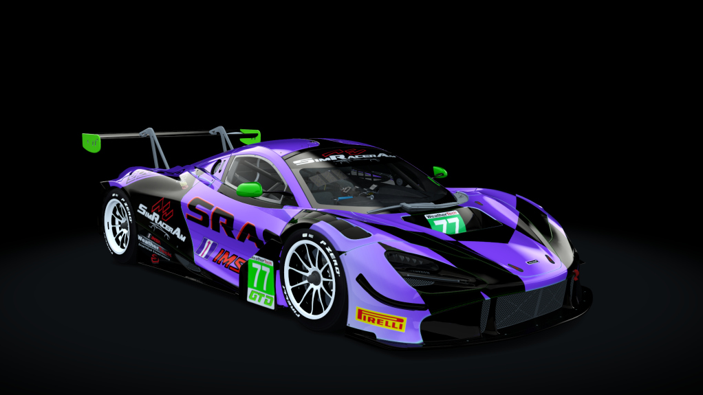 McLaren 720S GT3, skin 77-ASMO