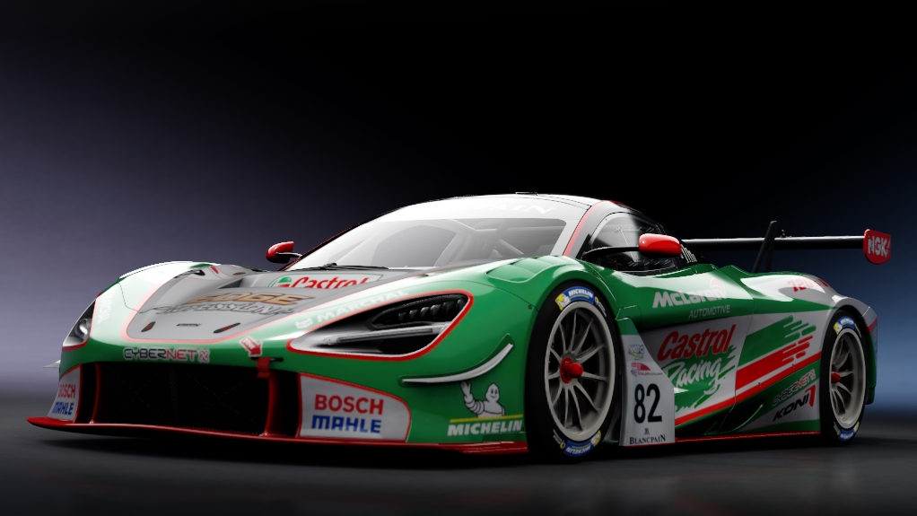 McLaren 720S GT3, skin 82_Castrol