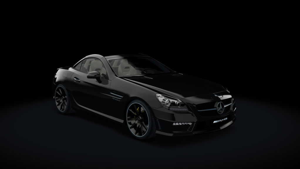 Mercedes-Benz SLK55 AMG, skin Black