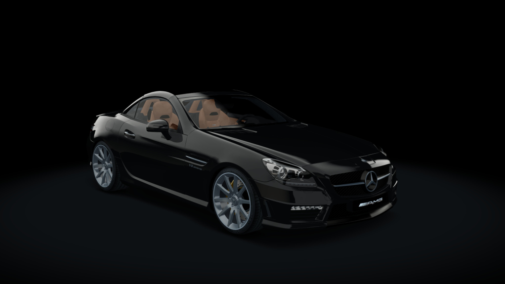 Mercedes-Benz SLK55 AMG, skin Black_Brown