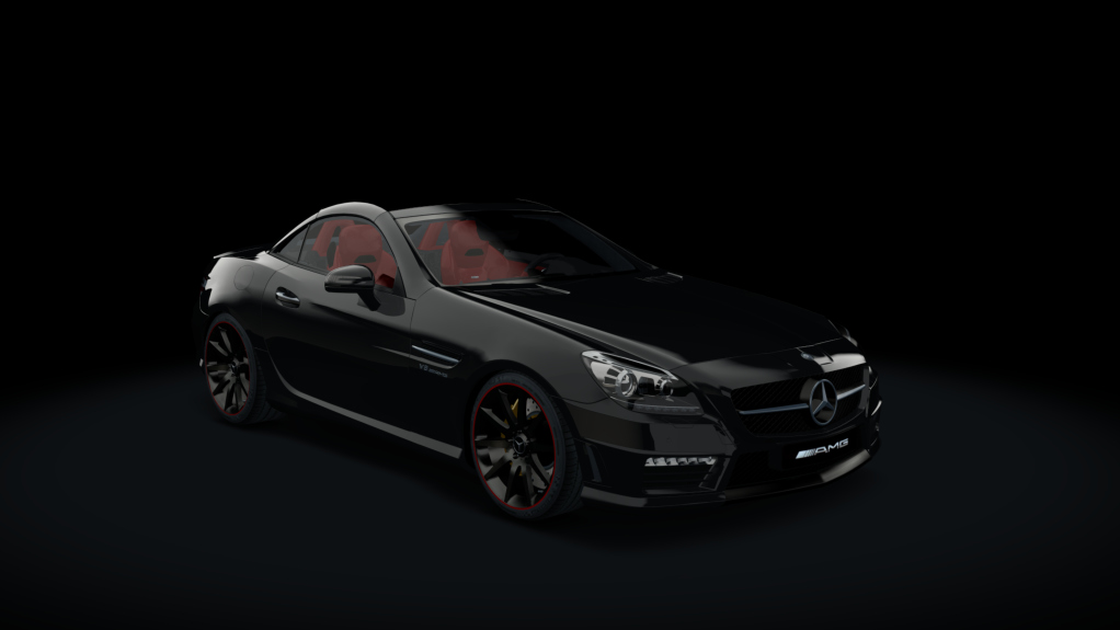 Mercedes-Benz SLK55 AMG, skin Black_Red