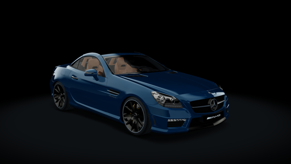 Mercedes-Benz SLK55 AMG, skin Blue