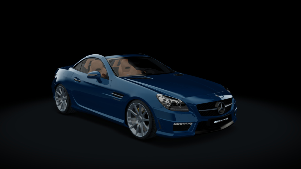 Mercedes-Benz SLK55 AMG, skin Blue_2