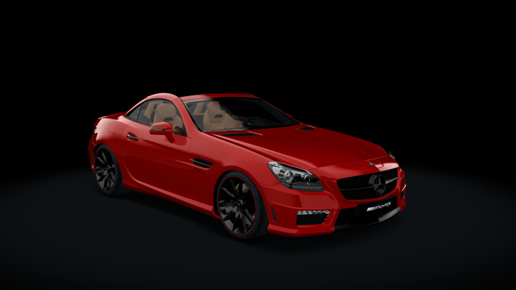 Mercedes-Benz SLK55 AMG, skin Hot_Red_2