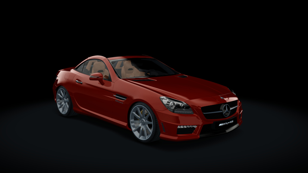 Mercedes-Benz SLK55 AMG, skin Red