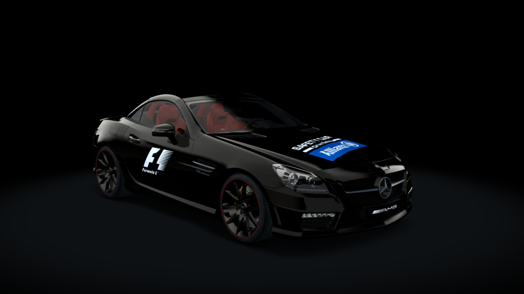 Mercedes-Benz SLK55 AMG, skin Safety Car Black