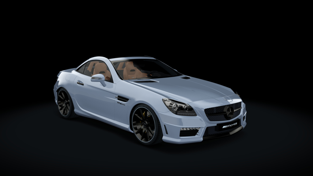 Mercedes-Benz SLK55 AMG, skin Silver