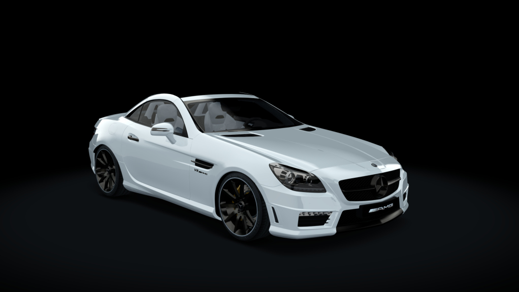 Mercedes-Benz SLK55 AMG, skin White