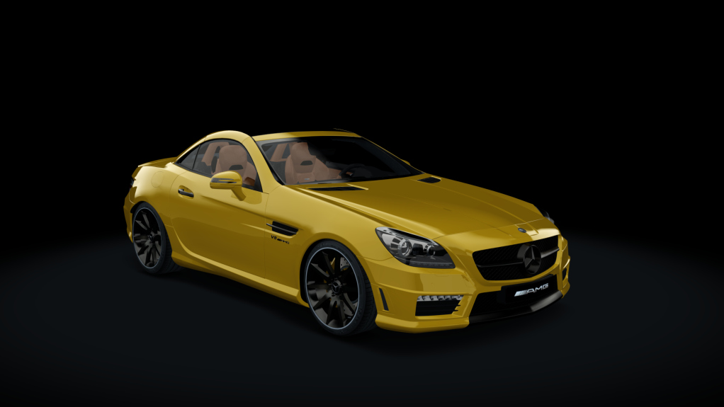 Mercedes-Benz SLK55 AMG, skin Yellow