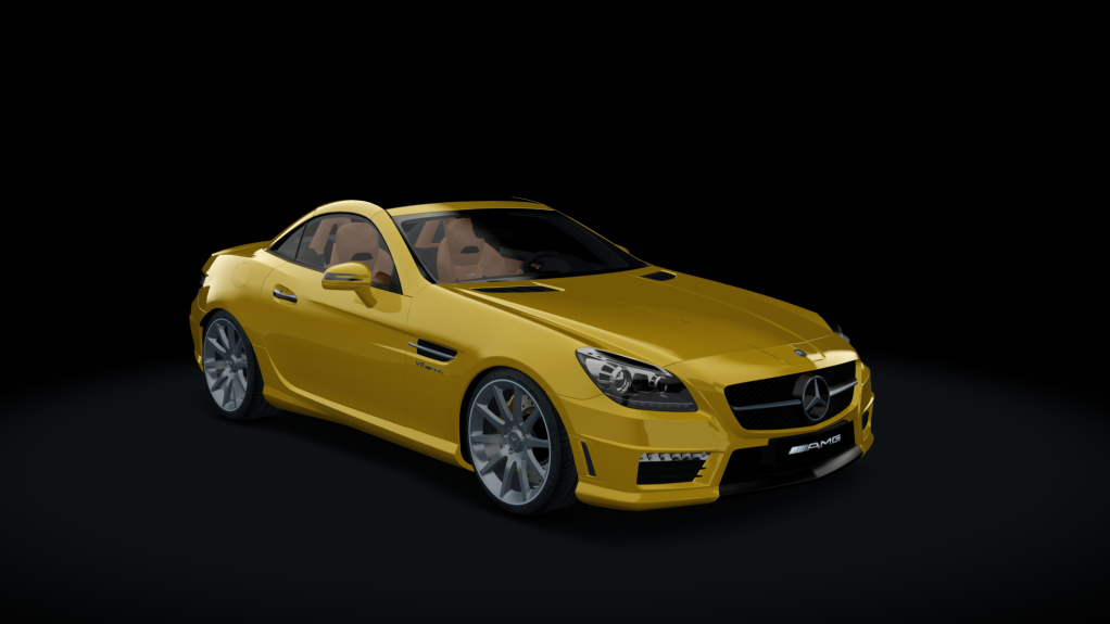 Mercedes-Benz SLK55 AMG, skin Yellow_2