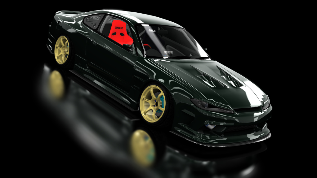 midnight wanderers Nissan SILVIA VERTEX EDGE S15 private v3, skin dark green