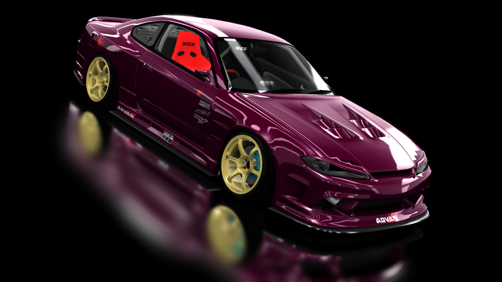 midnight wanderers Nissan SILVIA VERTEX EDGE S15 private v3, skin flicker