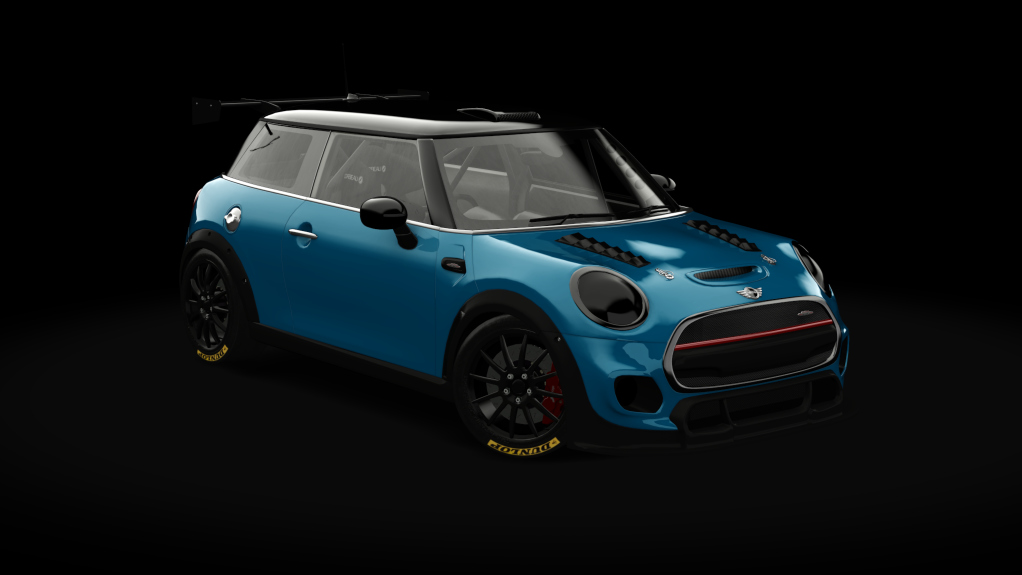 Mini Cooper JCW Challenge (F56), skin plain_blue