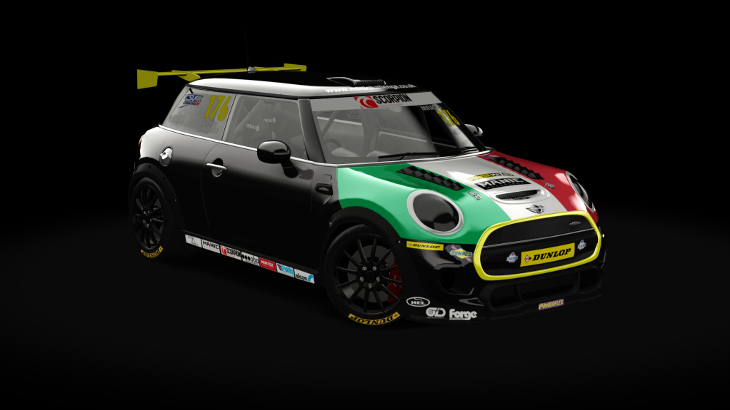 Mini Cooper JCW Challenge (F56), skin uk_176_miracco