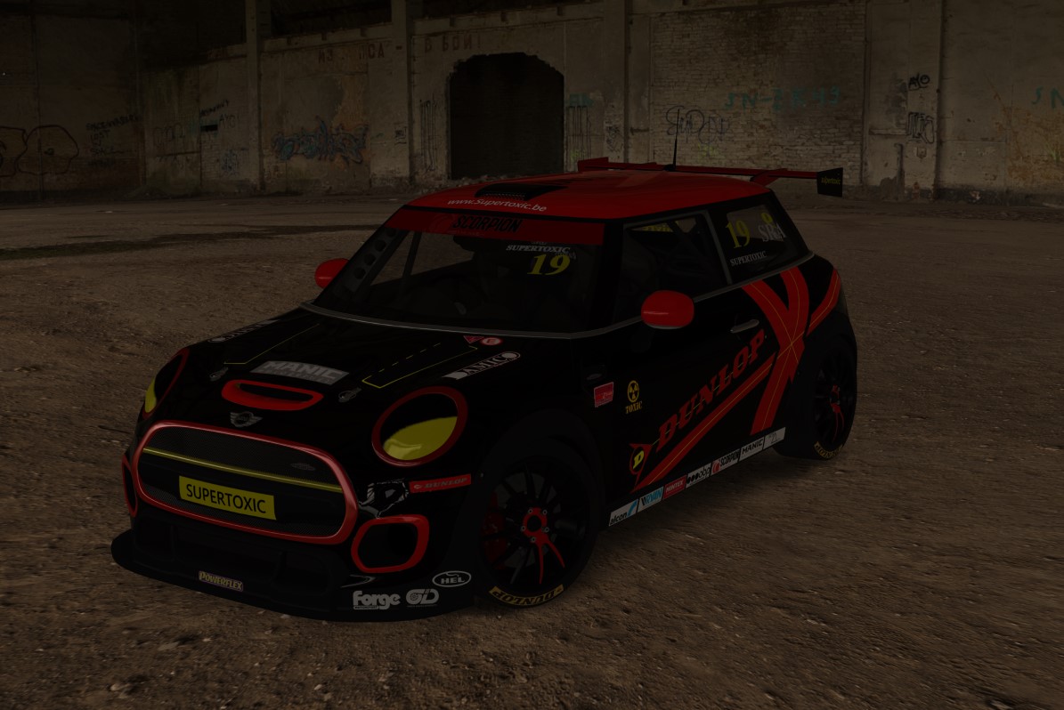 Mini Cooper JCW Challenge (F56), skin uk_19 supertoxic