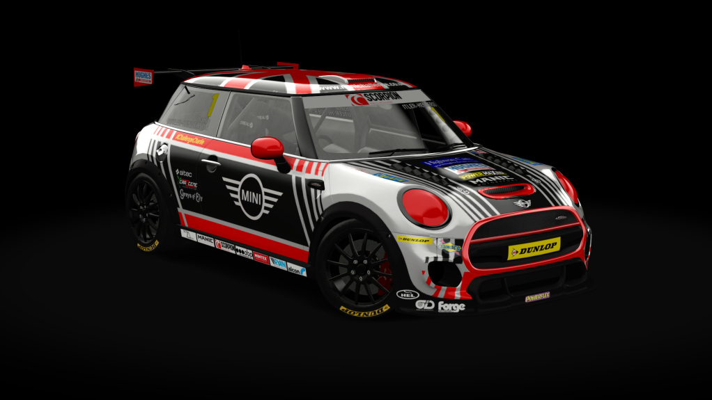 Mini Cooper JCW Challenge (F56), skin uk_1_butler-henderson