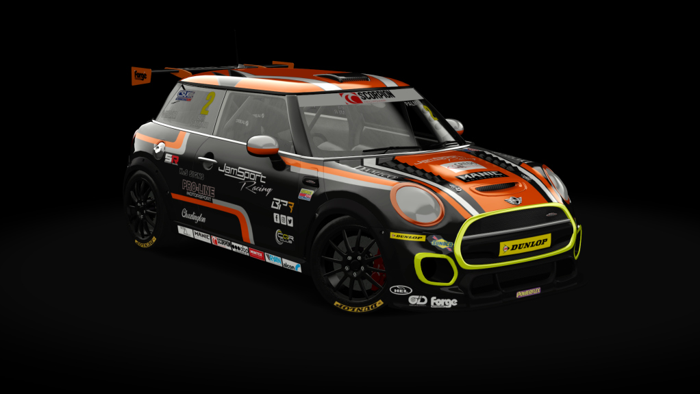 Mini Cooper JCW Challenge (F56), skin uk_2_palmer