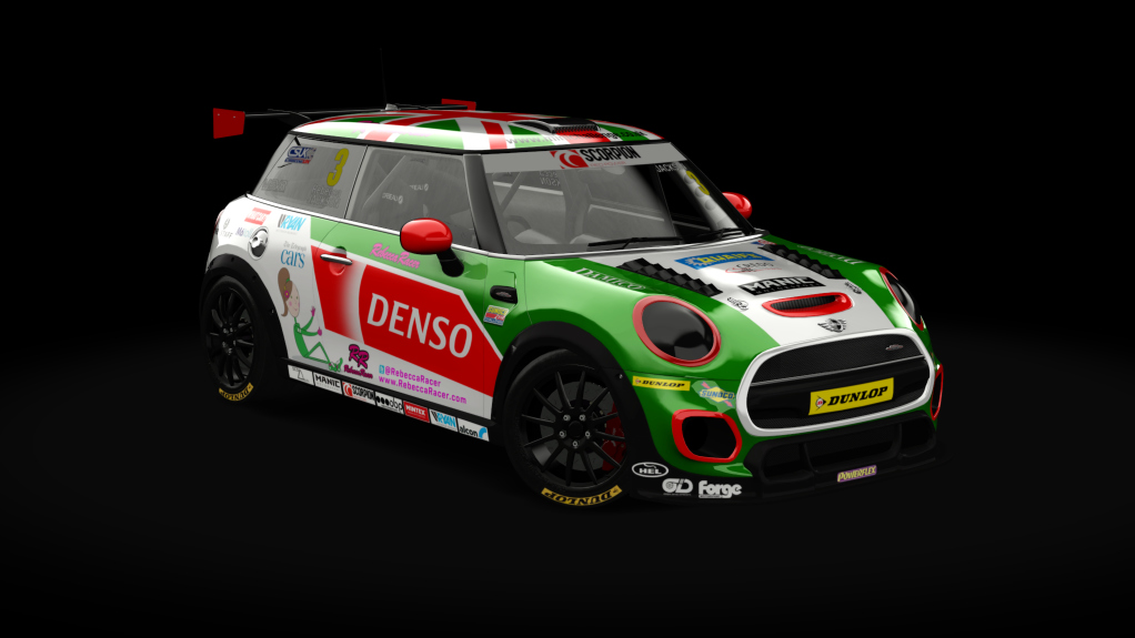 Mini Cooper JCW Challenge (F56), skin uk_3_jackson