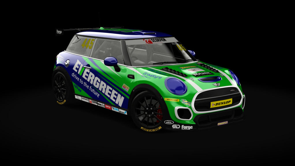 Mini Cooper JCW Challenge (F56), skin uk_445_zelos