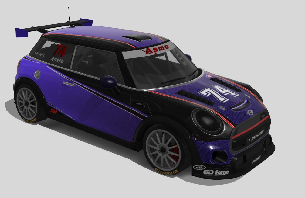 Mini Cooper JCW Challenge (F56), skin uk_74_asmo