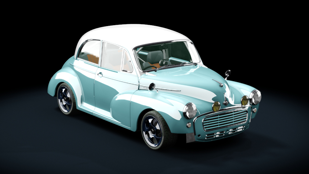 Morris Minor 1953 Sport, skin bermuda_blue