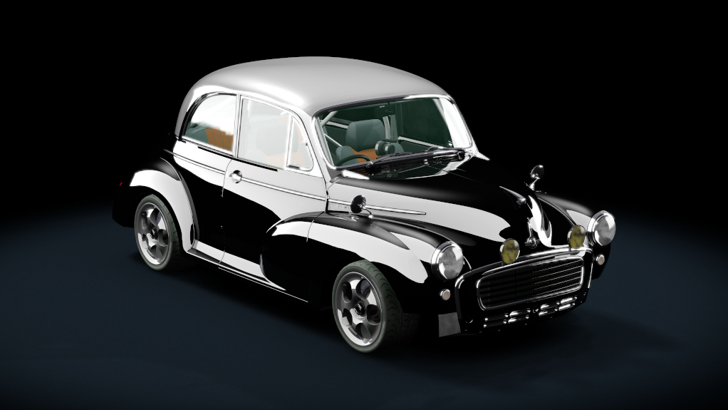 Morris Minor 1953 Sport, skin black