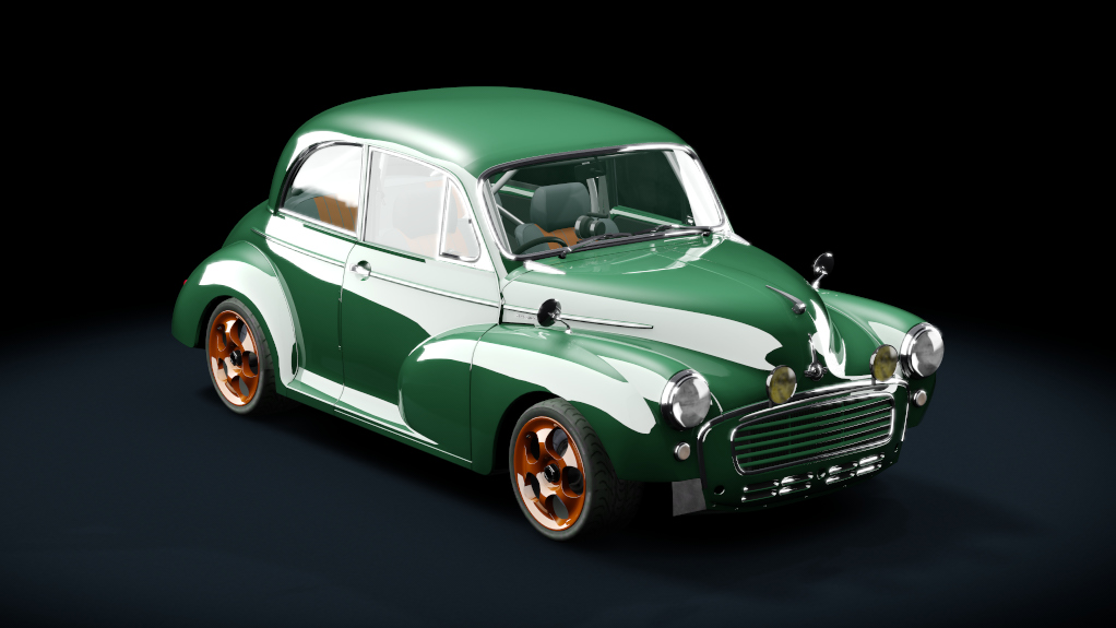 Morris Minor 1953 Sport, skin british_racing_green