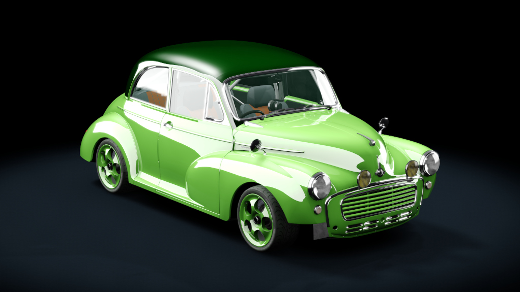 Morris Minor 1953 Sport, skin light_green