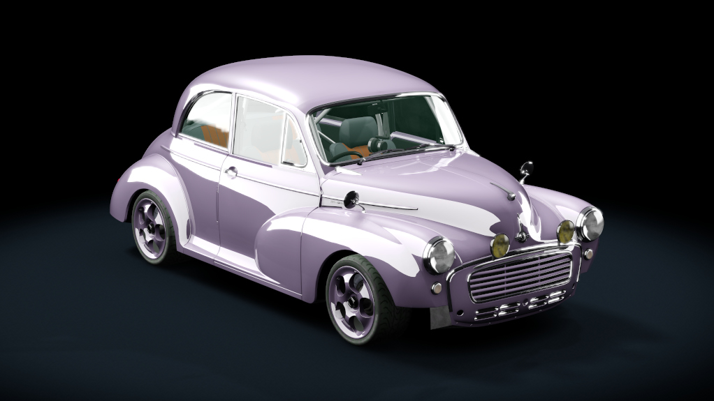 Morris Minor 1953 Sport, skin minor_millions_lilac