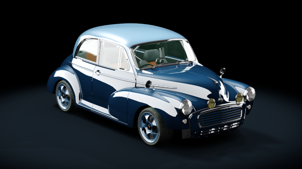 Morris Minor 1953 Sport, skin trafalgar_blue