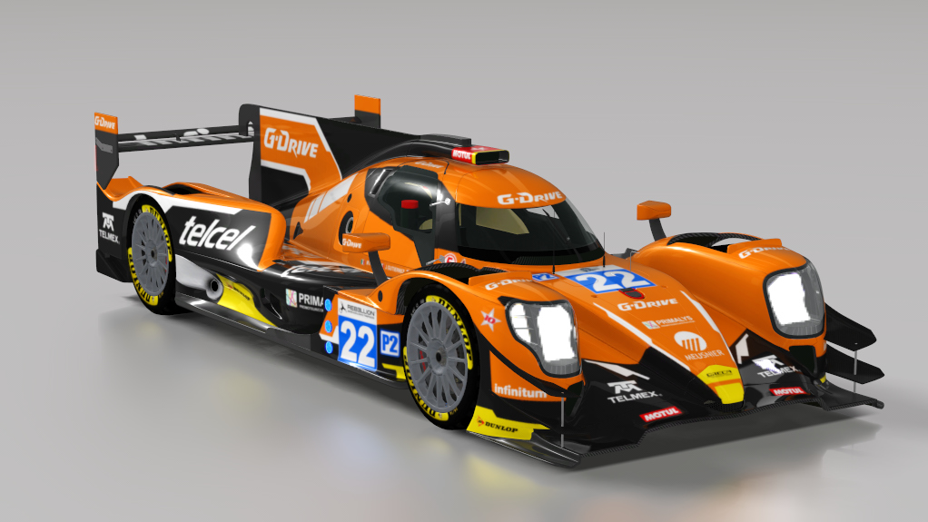 Oreca 07, skin 22_G-Drive_ELMS