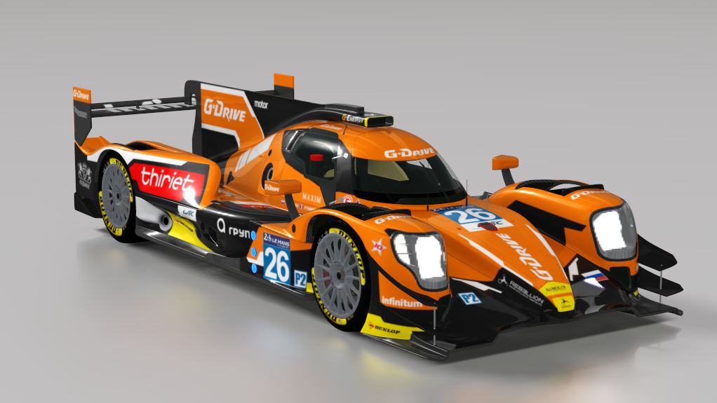 Oreca 07, skin 26_G-Drive_LM17