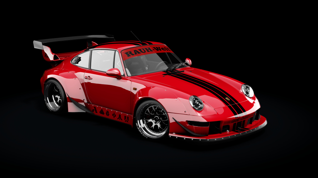 Porsche 911 993 RWB Formula Drift, skin 1_Atari_Asteroids