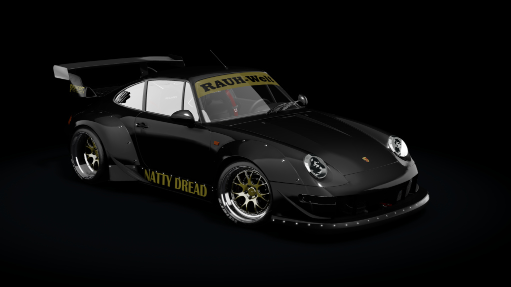 Porsche 911 993 RWB Formula Drift, skin 1_Natty_Dread