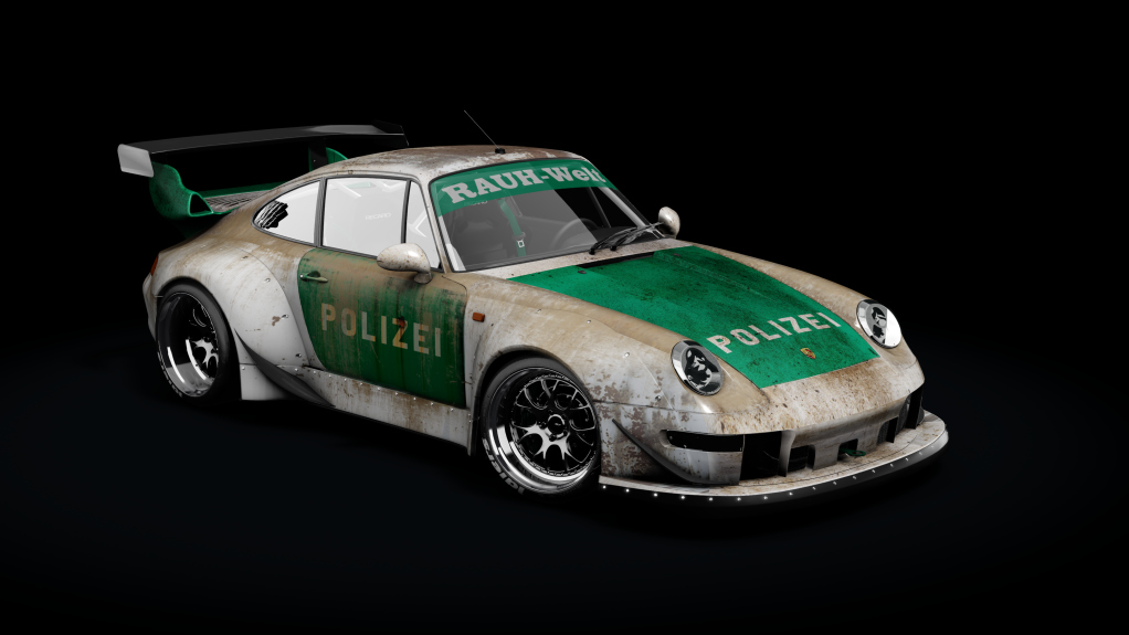 Porsche 911 993 RWB Formula Drift, skin 1_Polizei