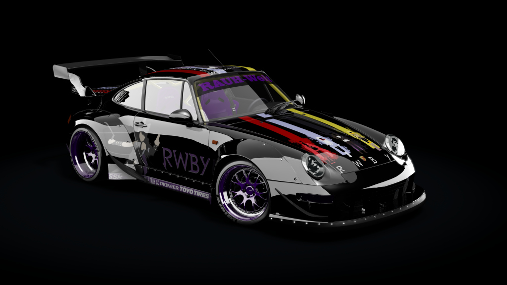 Porsche 911 993 RWB Formula Drift, skin 1_RWBY