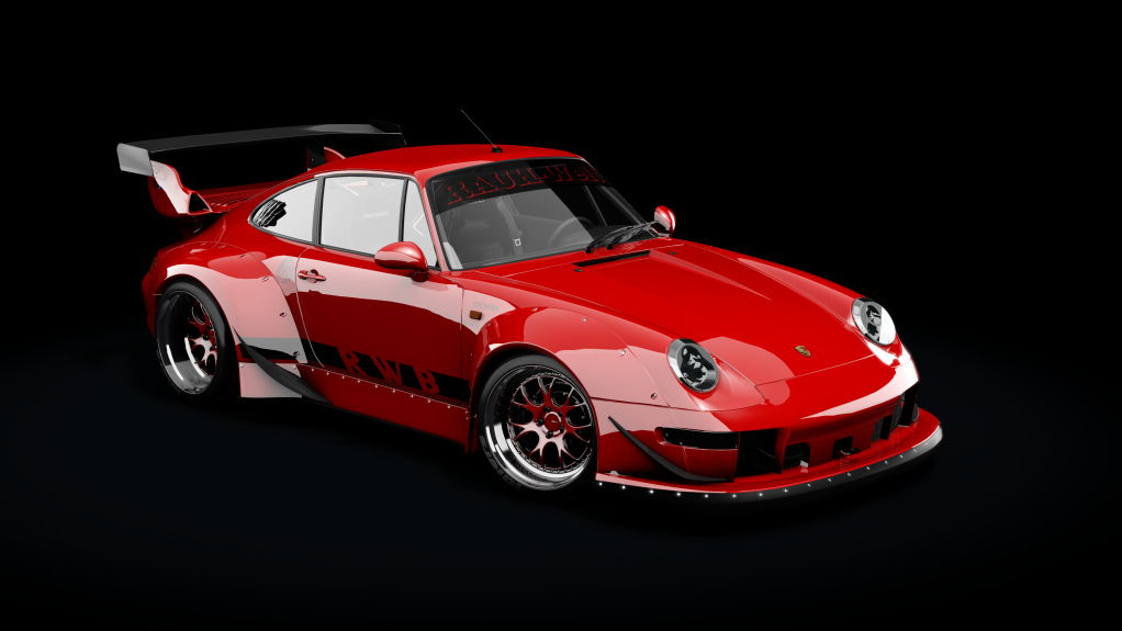 Porsche 911 993 RWB Formula Drift, skin 1_Red_RWB