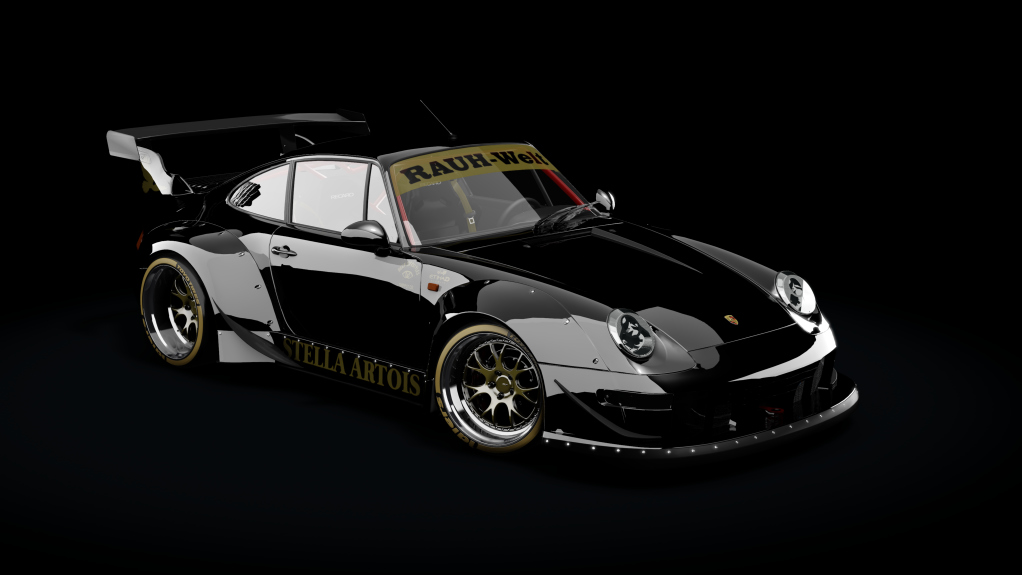 Porsche 911 993 RWB Formula Drift, skin 1_Stella_Artois