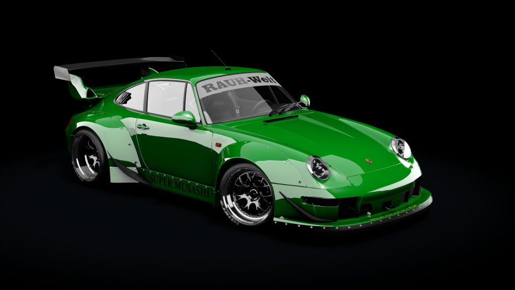 Porsche 911 993 RWB Formula Drift, skin 1_Super_Musashi_Akira