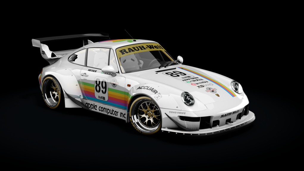 Porsche 911 993 RWB Formula Drift, skin 2_89_Apple